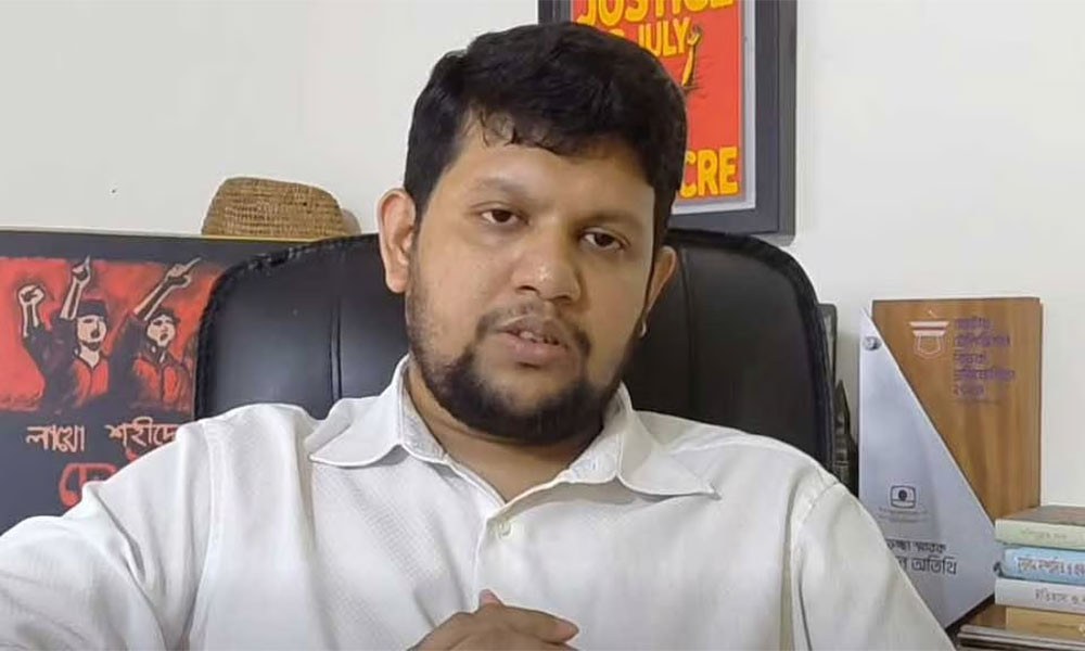বিশ্ববিদ্যালয়ে ফ্যাসিবাদের পক্ষে অবস্থানকারীদের শিক্ষকতা নিষিদ্ধের দাবি মাহফুজের